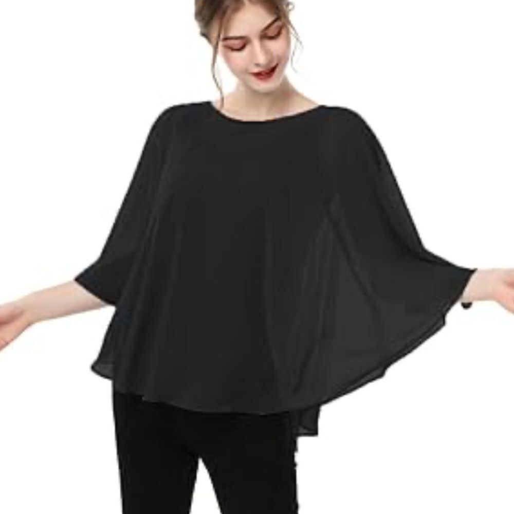 EUC Adrianna Papell Cape (size 10)